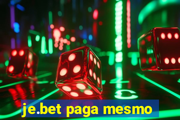 je.bet paga mesmo